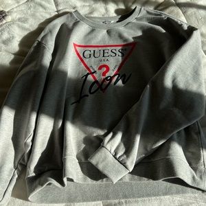 Guess Icon sweatshirt. Grey. Small